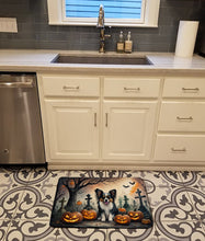 Load image into Gallery viewer, Papillon Spooky Halloween Memory Foam Kitchen Mat