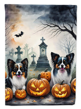Load image into Gallery viewer, Papillon Spooky Halloween House Flag