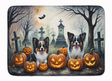 Load image into Gallery viewer, Papillon Spooky Halloween Memory Foam Kitchen Mat