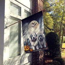 Load image into Gallery viewer, Old English Sheepdog Spooky Halloween House Flag