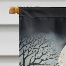 Load image into Gallery viewer, Old English Sheepdog Spooky Halloween House Flag