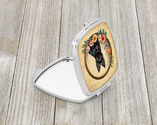 Load image into Gallery viewer, Cairn Terrier and Flowers Compact Mirror – Stylish Purse Mirror with Artistic Covers