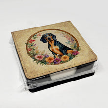 Load image into Gallery viewer, Coonhound and Flowers PU Leather Note Paper Holder