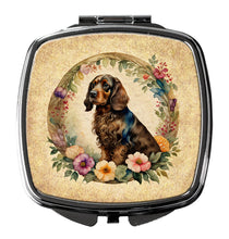 Load image into Gallery viewer, Field Spaniel and Flowers Compact Mirror – Stylish Purse Mirror with Artistic Covers