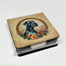 Load image into Gallery viewer, Great Dane and Flowers PU Leather Note Paper Holder