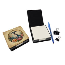 Load image into Gallery viewer, Italian Greyhound and Flowers PU Leather Note Paper Holder