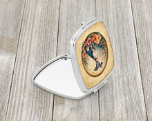 Load image into Gallery viewer, Italian Greyhound and Flowers Compact Mirror – Stylish Purse Mirror with Artistic Covers