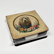 Load image into Gallery viewer, Komondor and Flowers PU Leather Note Paper Holder