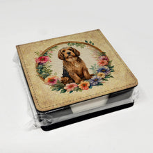 Load image into Gallery viewer, Otterhound and Flowers PU Leather Note Paper Holder