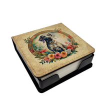Load image into Gallery viewer, Weimaraner and Flowers PU Leather Note Paper Holder