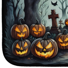 Load image into Gallery viewer, Graveyard Spooky Halloween Dish Drying Mat