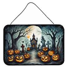 Load image into Gallery viewer, Graveyard Spooky Halloween Wall or Door Hanging Prints