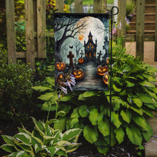 Load image into Gallery viewer, Graveyard Spooky Halloween Garden Flag – Outdoor Decorative Yard Flag