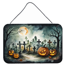 Load image into Gallery viewer, Graveyard Spooky Halloween Wall or Door Hanging Prints