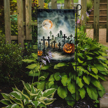 Load image into Gallery viewer, Graveyard Spooky Halloween Garden Flag – Outdoor Decorative Yard Flag