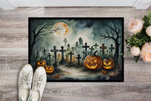 Load image into Gallery viewer, Graveyard Spooky Halloween Doormat - 24x36 Decorative Floor Mat – Indoor/Outdoor Rug with Artistic Flair