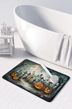 Load image into Gallery viewer, Graveyard Spooky Halloween Memory Foam Kitchen Mat