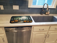Load image into Gallery viewer, Graveyard Spooky Halloween Dish Drying Mat
