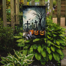 Load image into Gallery viewer, Graveyard Spooky Halloween Garden Flag – Outdoor Decorative Yard Flag