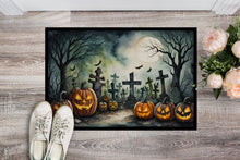 Load image into Gallery viewer, Graveyard Spooky Halloween Doormat -  18x27 Decorative Floor Mat – Indoor/Outdoor Rug