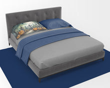 Load image into Gallery viewer, Graveyard Spooky Halloween Fabric Standard Pillowcase – Artistic Decorative Front, White Back