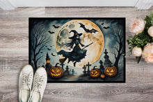Load image into Gallery viewer, Flying Witch Spooky Halloween Doormat - 24x36 Decorative Floor Mat – Indoor/Outdoor Rug with Artistic Flair
