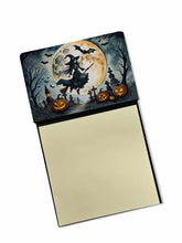 Load image into Gallery viewer, Flying Witch Spooky Halloween Sticky Note Holder- Refiilable Desk Accessory Note Pad