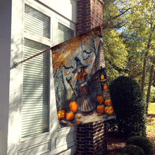 Load image into Gallery viewer, Slavic Witch Spooky Halloween House Flag
