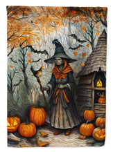 Load image into Gallery viewer, Slavic Witch Spooky Halloween House Flag