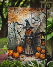 Load image into Gallery viewer, Slavic Witch Spooky Halloween Garden Flag – Outdoor Decorative Yard Flag
