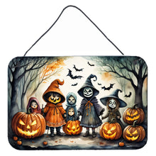 Load image into Gallery viewer, Trick or Treaters Spooky Halloween Wall or Door Hanging Prints