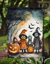 Load image into Gallery viewer, Trick or Treaters Spooky Halloween Garden Flag – Outdoor Decorative Yard Flag