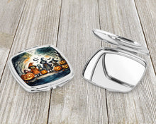 Load image into Gallery viewer, Trick or Treaters Spooky Halloween Compact Mirror – Stylish Purse Mirror with Artistic Covers