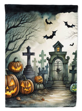 Load image into Gallery viewer, Graveyard Spooky Halloween Garden Flag – Outdoor Decorative Yard Flag