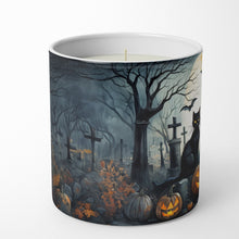 Load image into Gallery viewer, Black Cat Spooky Halloween Decorative Soy Candle