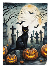 Load image into Gallery viewer, Black Cat Spooky Halloween House Flag