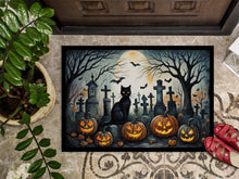 Load image into Gallery viewer, Black Cat Spooky Halloween Doormat - 24x36 Decorative Floor Mat – Indoor/Outdoor Rug with Artistic Flair