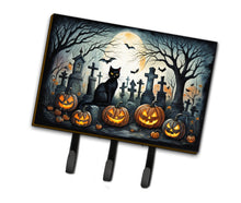 Load image into Gallery viewer, Black Cat Spooky Halloween Leash or Key Holder