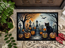Load image into Gallery viewer, Black Cat Spooky Halloween Doormat - 24x36 Decorative Floor Mat – Indoor/Outdoor Rug with Artistic Flair