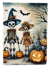 Load image into Gallery viewer, Calacas Skeletons Spooky Halloween Garden Flag – Outdoor Decorative Yard Flag