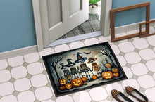 Load image into Gallery viewer, Calacas Skeletons Spooky Halloween Doormat -  18x27 Decorative Floor Mat – Indoor/Outdoor Rug