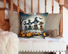Load image into Gallery viewer, Calacas Skeletons Spooky Halloween Throw Pillow - 14x14 Decorative Pillow – Art for Your Home &amp; Patio