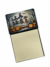 Load image into Gallery viewer, Calacas Skeletons Spooky Halloween Sticky Note Holder- Refiilable Desk Accessory Note Pad