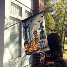 Load image into Gallery viewer, Calacas Skeletons Spooky Halloween House Flag