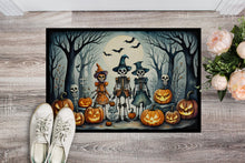 Load image into Gallery viewer, Calacas Skeletons Spooky Halloween Doormat -  18x27 Decorative Floor Mat – Indoor/Outdoor Rug