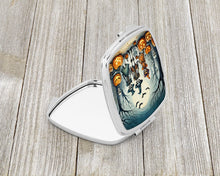 Load image into Gallery viewer, Calacas Skeletons Spooky Halloween Compact Mirror – Stylish Purse Mirror with Artistic Covers
