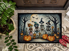 Load image into Gallery viewer, Calacas Skeletons Spooky Halloween Doormat -  18x27 Decorative Floor Mat – Indoor/Outdoor Rug