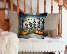 Load image into Gallery viewer, Calacas Skeletons Spooky Halloween Throw Pillow - 14x14 Decorative Pillow – Art for Your Home &amp; Patio