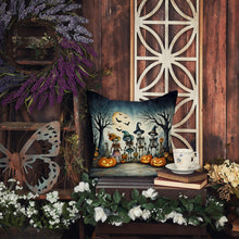 Load image into Gallery viewer, Calacas Skeletons Spooky Halloween Throw Pillow - 14x14 Decorative Pillow – Art for Your Home &amp; Patio