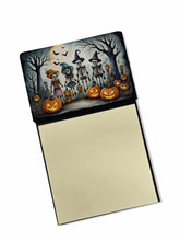 Load image into Gallery viewer, Calacas Skeletons Spooky Halloween Sticky Note Holder- Refiilable Desk Accessory Note Pad